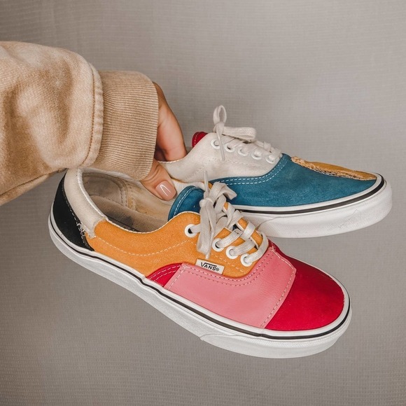 Vans Shoes - Vans | Era Patchwork Sneakers Unisex Color block